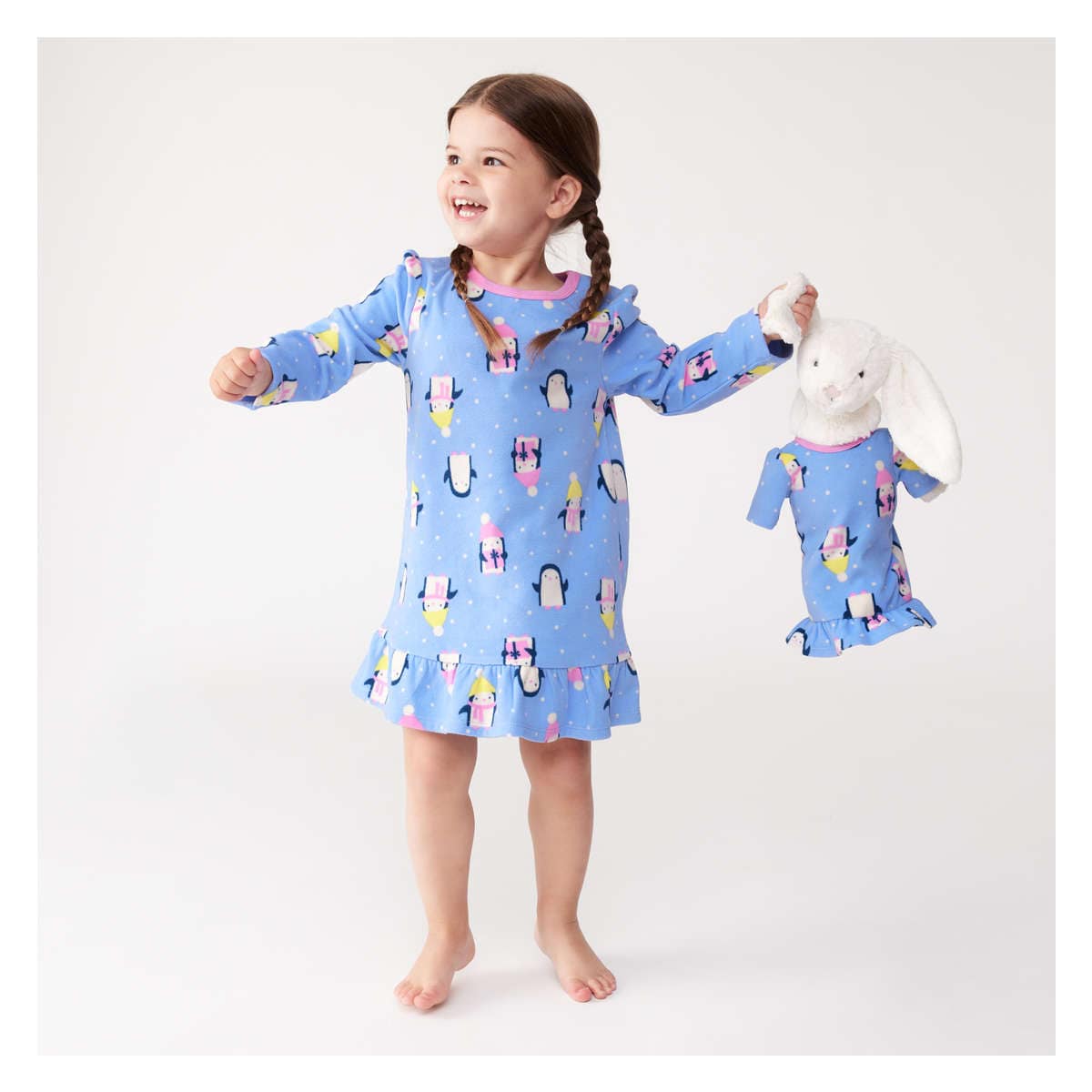 Toddler Girls 2 Piece Nightie Set